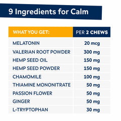 STRELLALAB Hemp Calming Chews during fireworks offers gentle calm for anxious dogs.