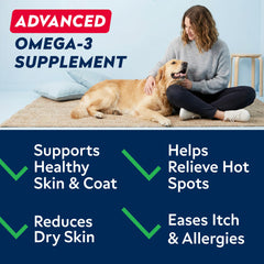 STRELLALAB Omega-3 dog chews supporting healthy skin and coat