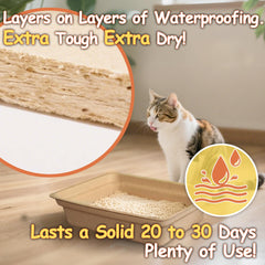 Strenthychosing extra-large litter box supports adult cats with a stable base