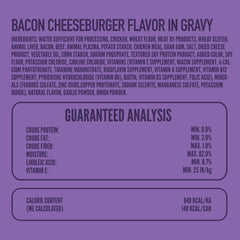 Strongheart beef-bacon-chunks in bowl highlight hearty texture for meals.