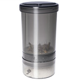 SUKEOPET cricket calcium powder mixer with clear bottle for even coating during feeding