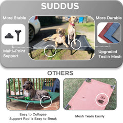 suddus dog bed easy clean surface simplifies maintenance