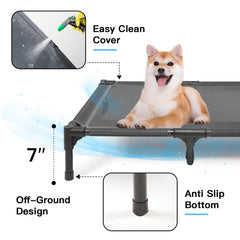 suddus elevated dog bed off the floor reduces damp contact