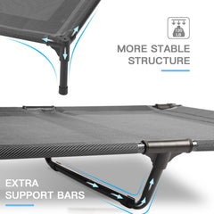 suddus elevated dog bed portable raised design makes travel easy