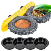 SUKEOPET Gecko Gecko Feeder Ledge magnetic base secures feeding in tanks