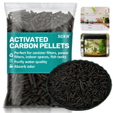 Sukh Activated Carbon Pellets packaging for bulk filtration and odor control