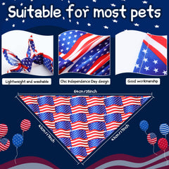 Sumind patriotic dog bandana designs ideal for outdoor events.