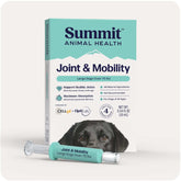 Summit Canine Joint Liquid Drops pour demonstrates fast absorption for mobility support