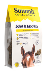 Summit Equine Joint Bites bottle front showing packaging for daily joint support.