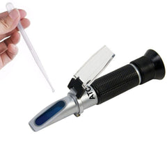 SunGrow refractometer kit with hard case and pipette for reliable measurements
