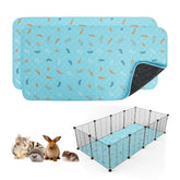 Sunheir Sky Blue guinea pig pad with waterproof base for clean cages.