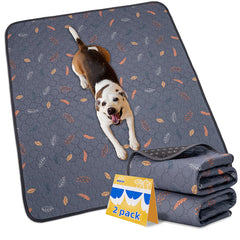 Sunheir Washable Dog Pee Pad 48x48 laid flat for training.