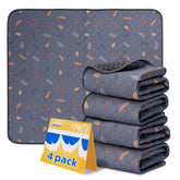 Sunheir washable pee pad four-pack for easy potty training and reuse