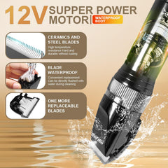 Sunifier detachable blades enable easy swaps during grooming sessions.