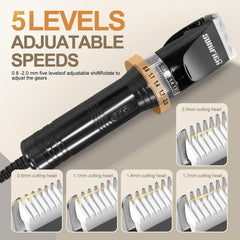 Sunifier clippers side view showing durable aluminum body for longevity.