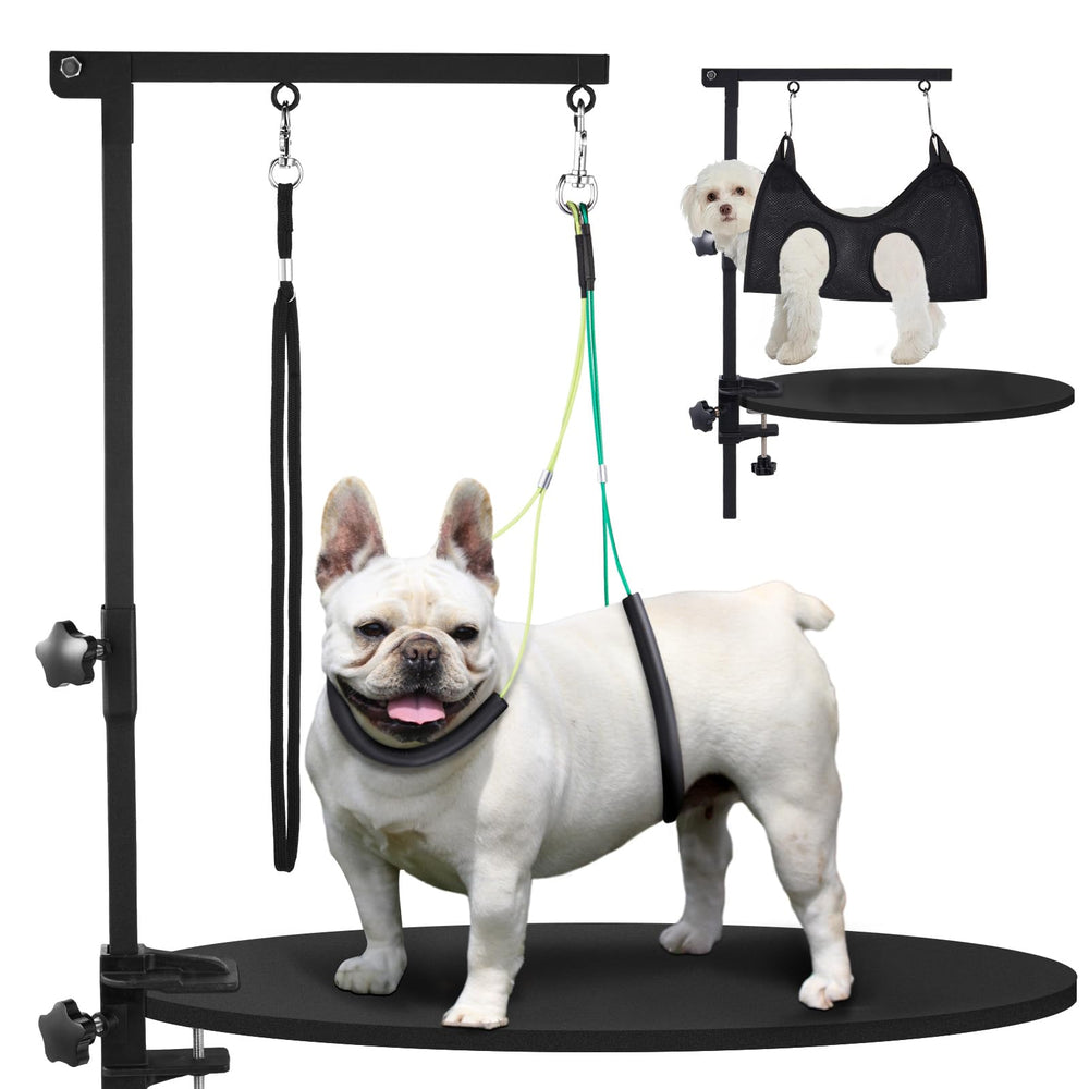 SUNMCCN dog grooming arm hammock supports small breeds during grooming sessions