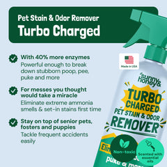 Sunny & Honey Turbo Enzymes dog urine cleaner spray for upholstery freshness