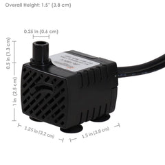 Sunnydaze flow adjustment valve for precise water movement in features.