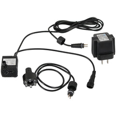 Sunnydaze submersible pump 40 GPH powers compact fountains with reliable flow.