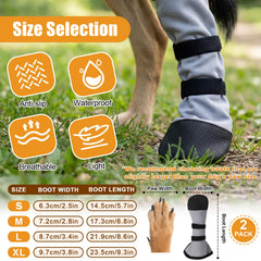 Sunnymove breathable fabric boot keeps paws cool and comfortable while healing