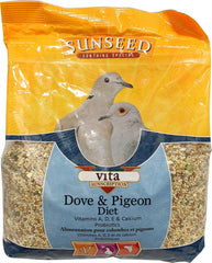 Sunseed Vita Sunscript Dove Pigeon 5lb packaging for easy home feeding.