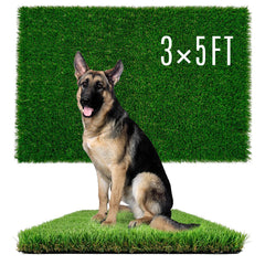 SUNTURF dog grass 3x5ft pad for indoor potty training and easy cleanup.