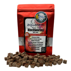 Super Cichlids freeze-dried blackworms with astaxanthin 25g: high protein for vibrant color