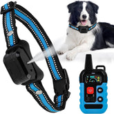 SUPERNIGHT Citronella Bark Collar front view with adjustable nylon strap for comfort.