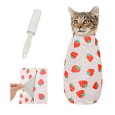 Supet cat wrap for nails-cutting provides a calm, secure nail trimming session.