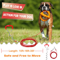 Supet dog stake stainless steel provides strong support for large dogs