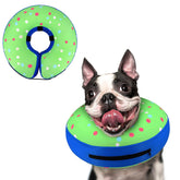 Supet inflatable donut collar close-up showing soft, comfortable recovery support.