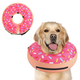 Supet inflatable donut cone collar protects surgical site while keeping dogs comfortable.