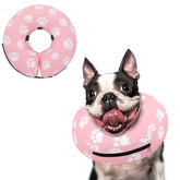 Supet inflatable donut cone protects surgical sites while keeping pets comfortable.