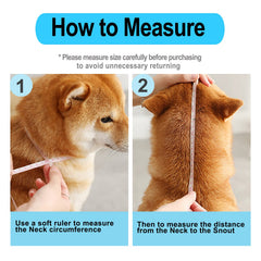 Supet PVC recovery collar lightweight easy to clean for everyday use