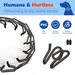 Supet No Pull Collar during leash walk for humane correction