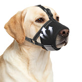 SuplutuX large dog muzzle in breathable mesh for all day comfort during training