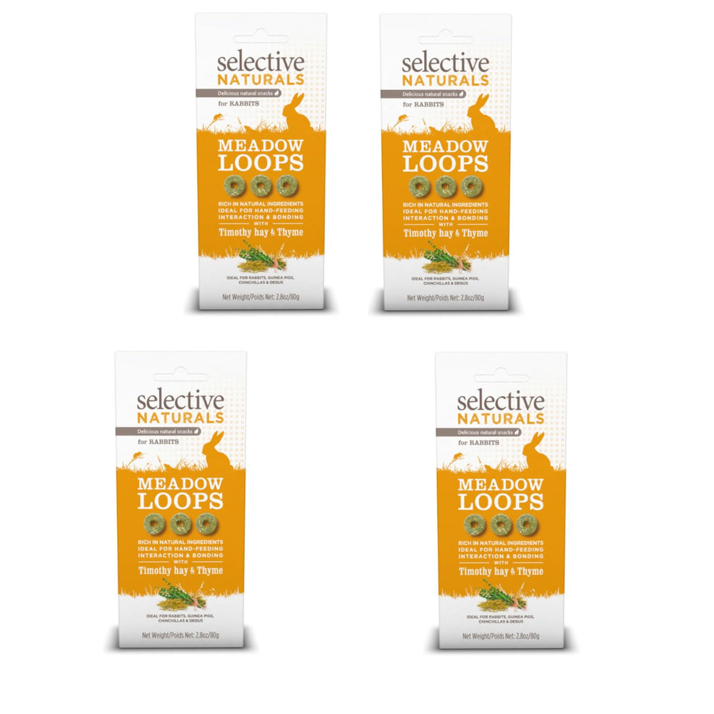 Supreme Meadow Loops packaging for rabbit treat, easy bonding time
