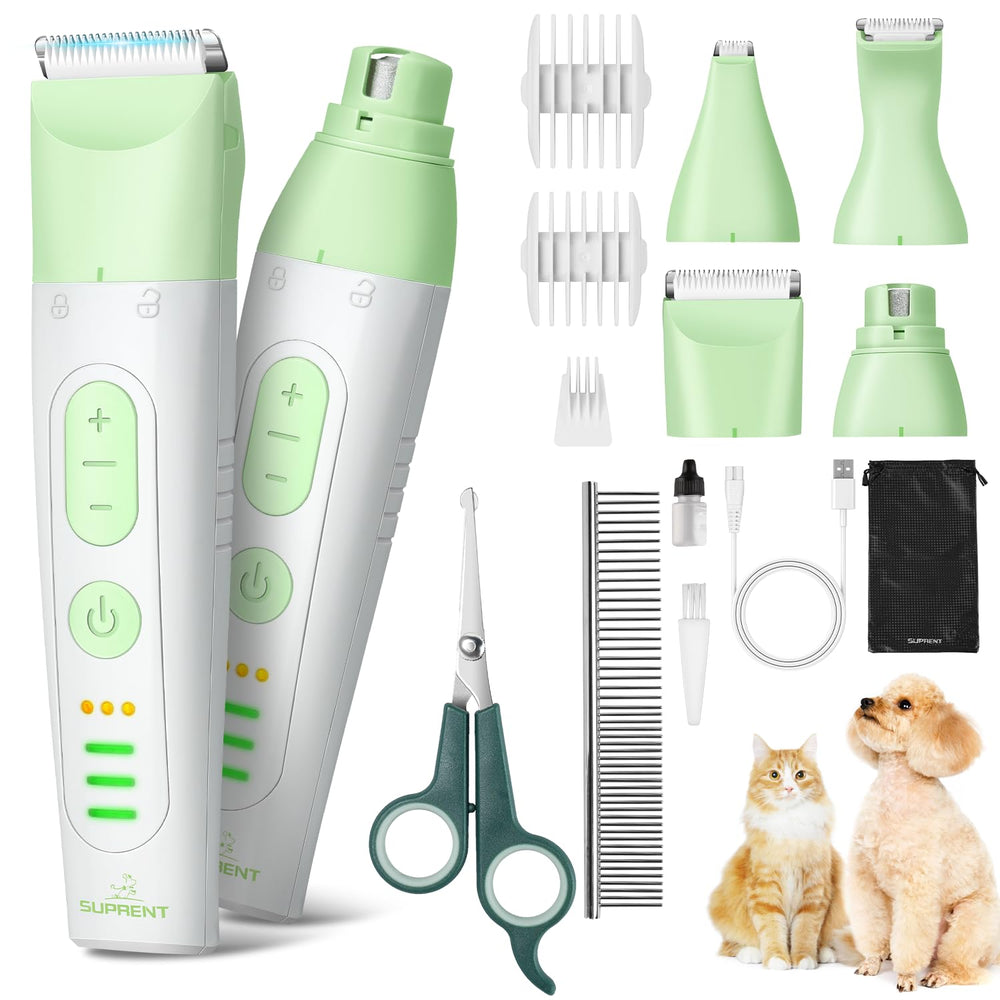 SUPRENT dog grooming kit clippers for precise at-home grooming