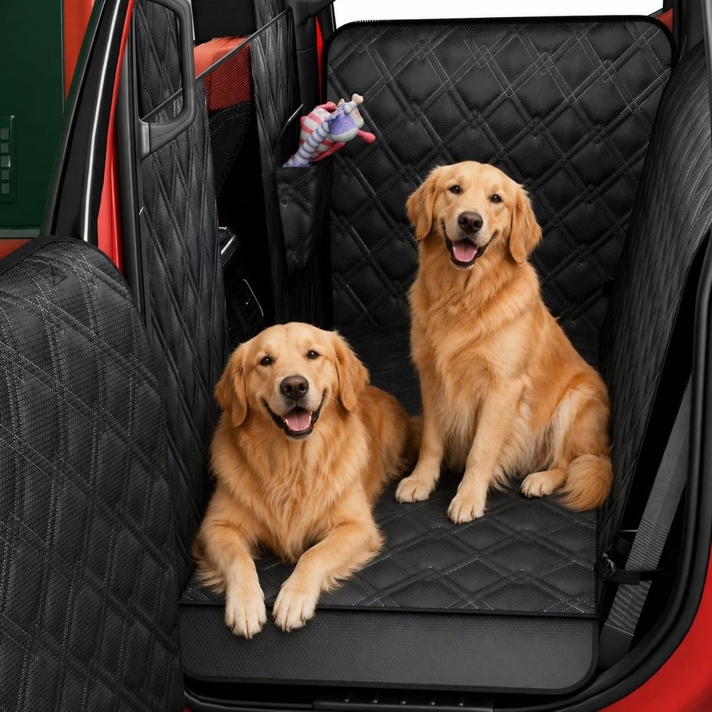 Surfcabin Floor XL Dog Hammock with full back seat coverage protects interior