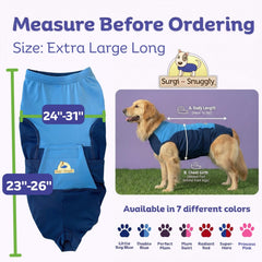 Surgi~Snuggly XL Long chest measurement detail demonstrates proper size for healing.