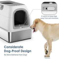 Suzzipaws top-entry mode highlights cat privacy and access control