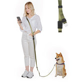 SVD.PET 4-in-1 hands-free crossbody leash for effortless hands-free walking.