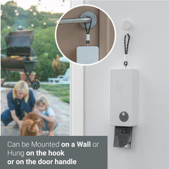 SVD.PET dog waste bag dispenser holds up to four rolls for easy refills