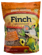Sweet Harvest Finch Seed Mix in a bag for finches, promoting energy and color
