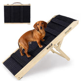 SweetBin dog ramp for couch folds neatly for storage.