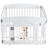 Sweetcrispy dog playpen 4-panel setup for safe indoor play