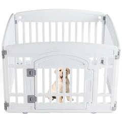 Sweetcrispy dog playpen 4-panel setup for safe indoor play