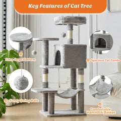 Sweetcrispy sisal posts wrapped in plush fabric encouraging safe scratching
