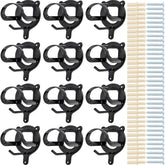 Swess bridle rack with 12 hooks for organized tack storage