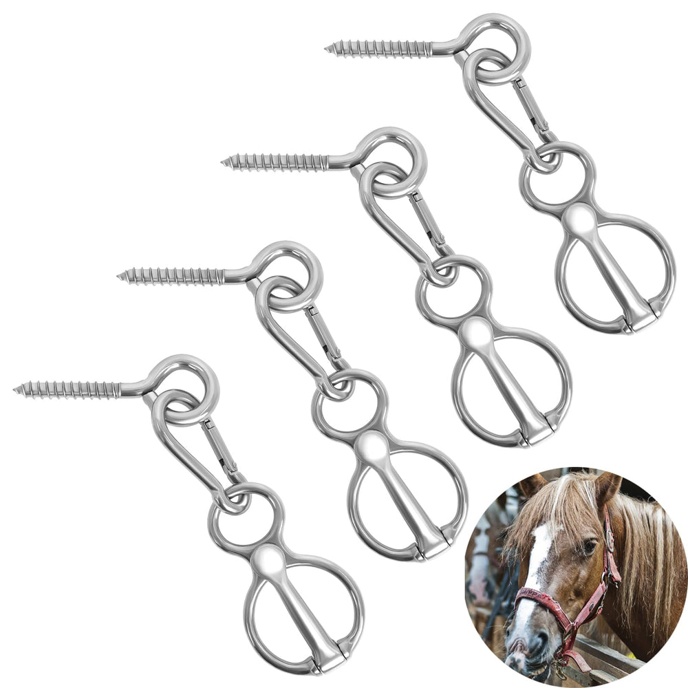 Swess Horse Tie Ring four-set design for stable training and tension relief.